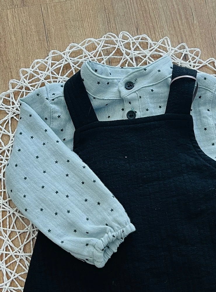 Conjunto Ranita y blusa coleccion estrellas de José Varón