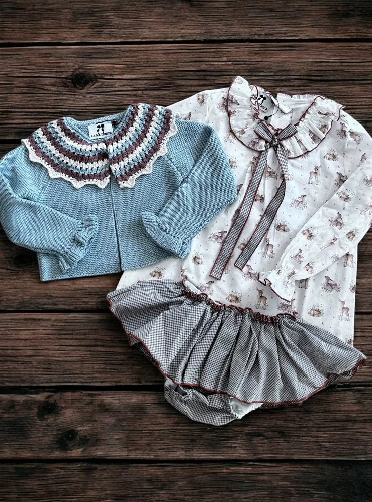 Conjunto tres piezas colección bichitos de La Martinica