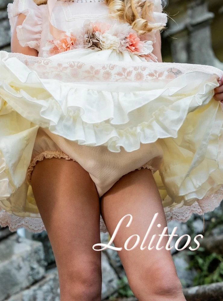 Conjunto tres piezas de Lolittos Colección Melocotón