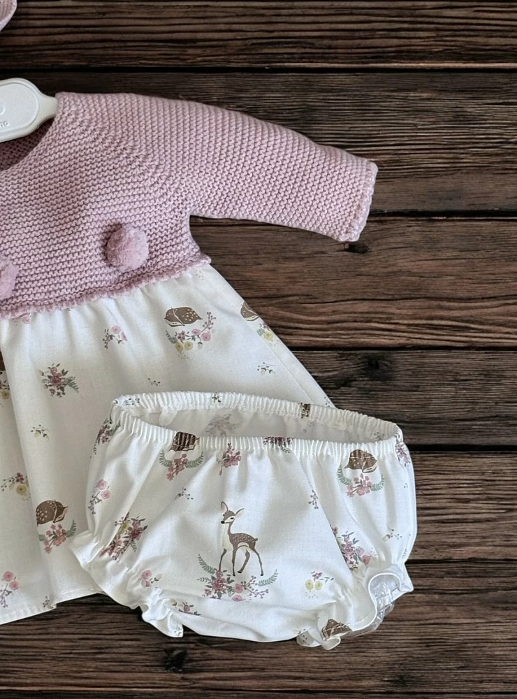 Conjunto tres piezas para niña colección Beatrice