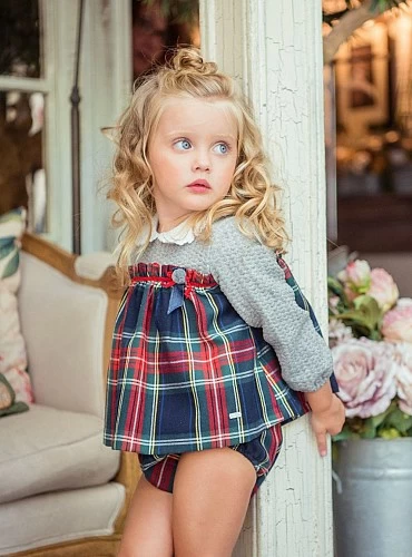 Conjunto tres piezas para niña Colección Cascabel