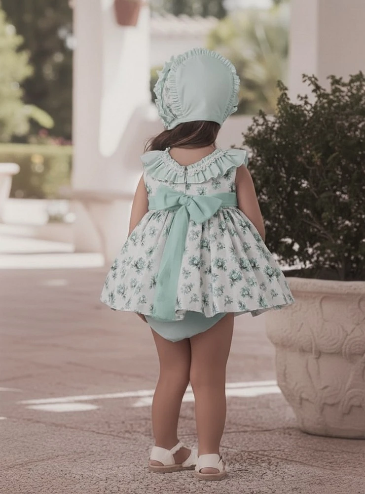 Conjunto tres piezas para niña colección Menta