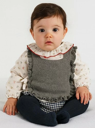 Conjunto tres piezas para niña colección Oxford