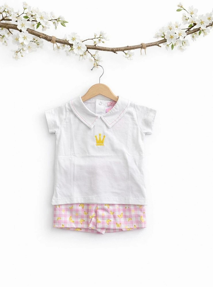 Conjunto tres piezas para niño colección Mariposa