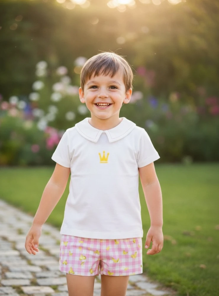 Conjunto tres piezas para niño colección Mariposa