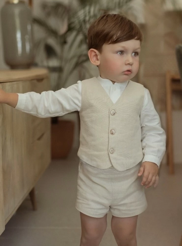 Conjunto tres piezas para niño. Ceremonia