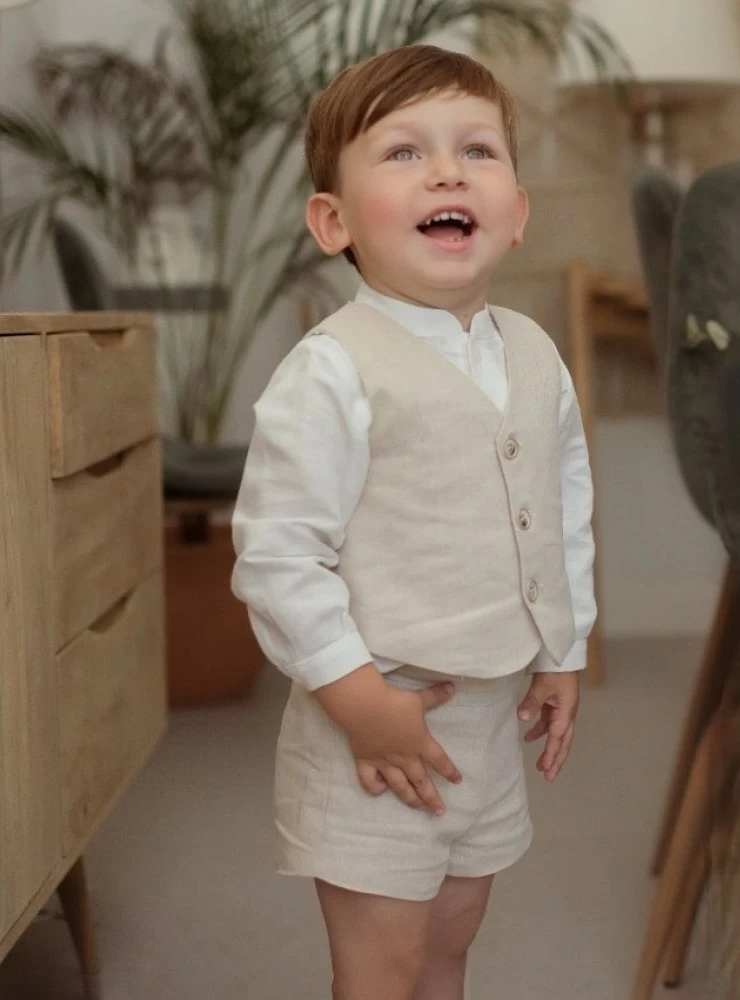 Conjunto tres piezas para niño. Ceremonia