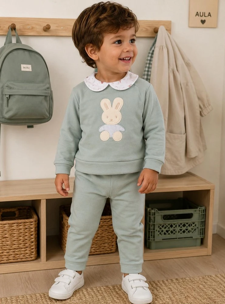 Conjunto unisex bebé sudadera y pantalón Armonía 100% algodón