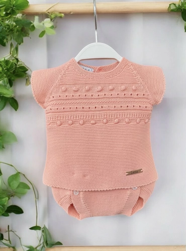 Conjunto unisex color mandarina de Algodón Orgánico