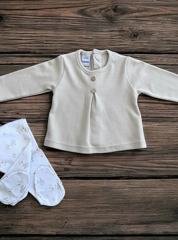 Conjunto unisex de algodón colección Sendero