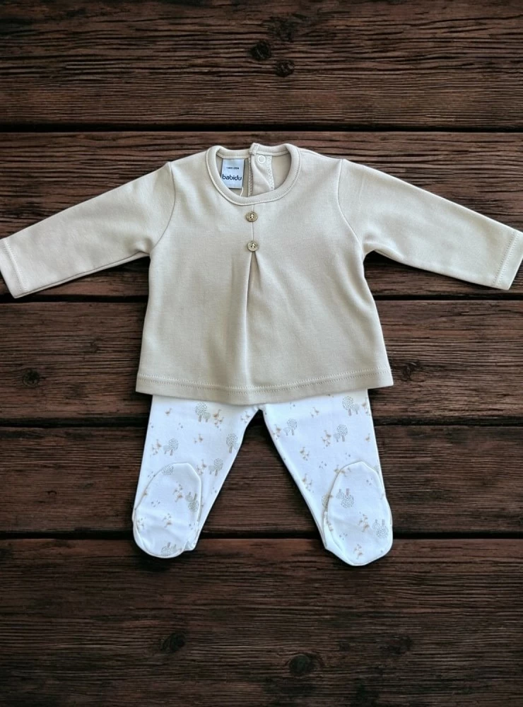 Conjunto unisex de algodón colección Sendero