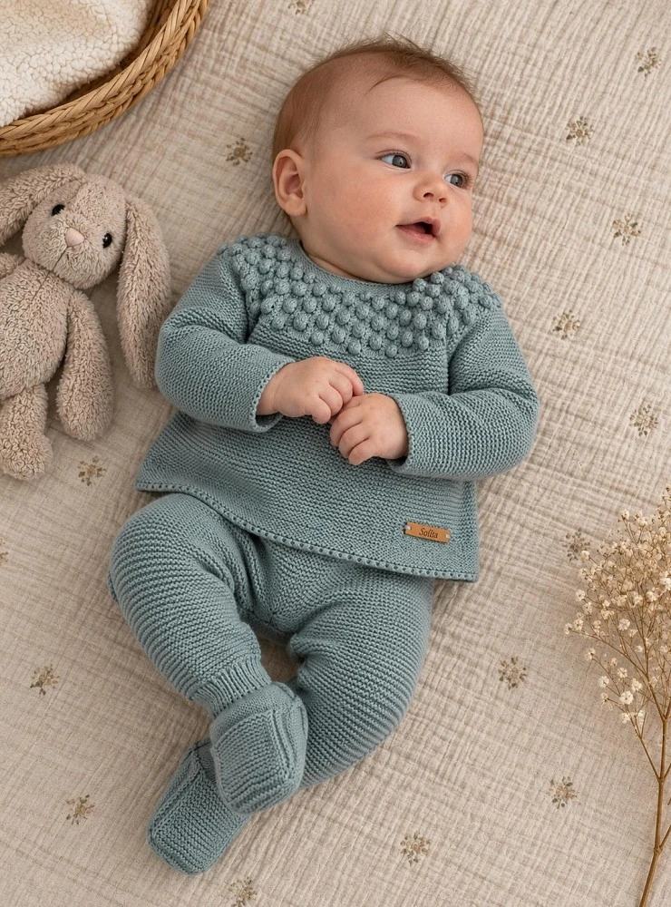 Conjunto unisex jersey y polaina Colección Salvia
