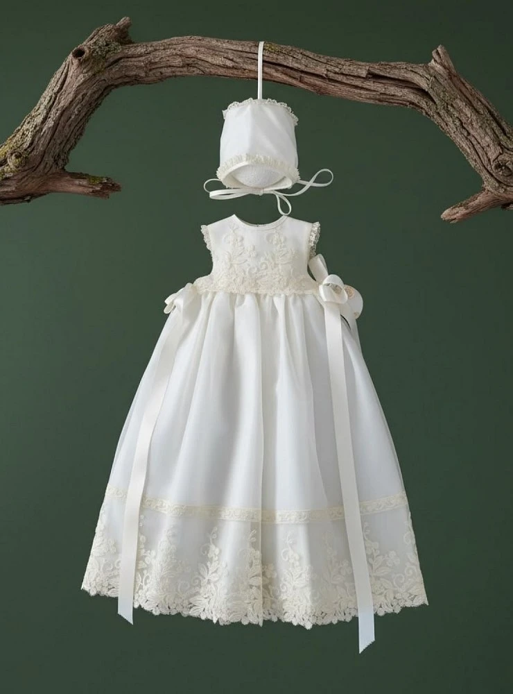 Conjunto unisex para Bautismo. Talla unica