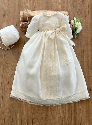 Conjunto unisex. Faldón y capota.