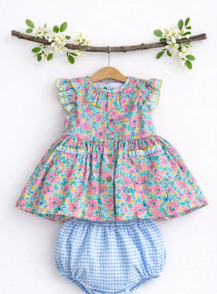 Conjunto Vestido con braga colección Petunia