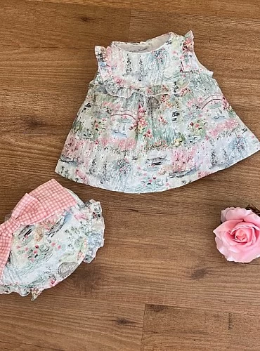 Conjunto  Vestido y braga. Colección Monet