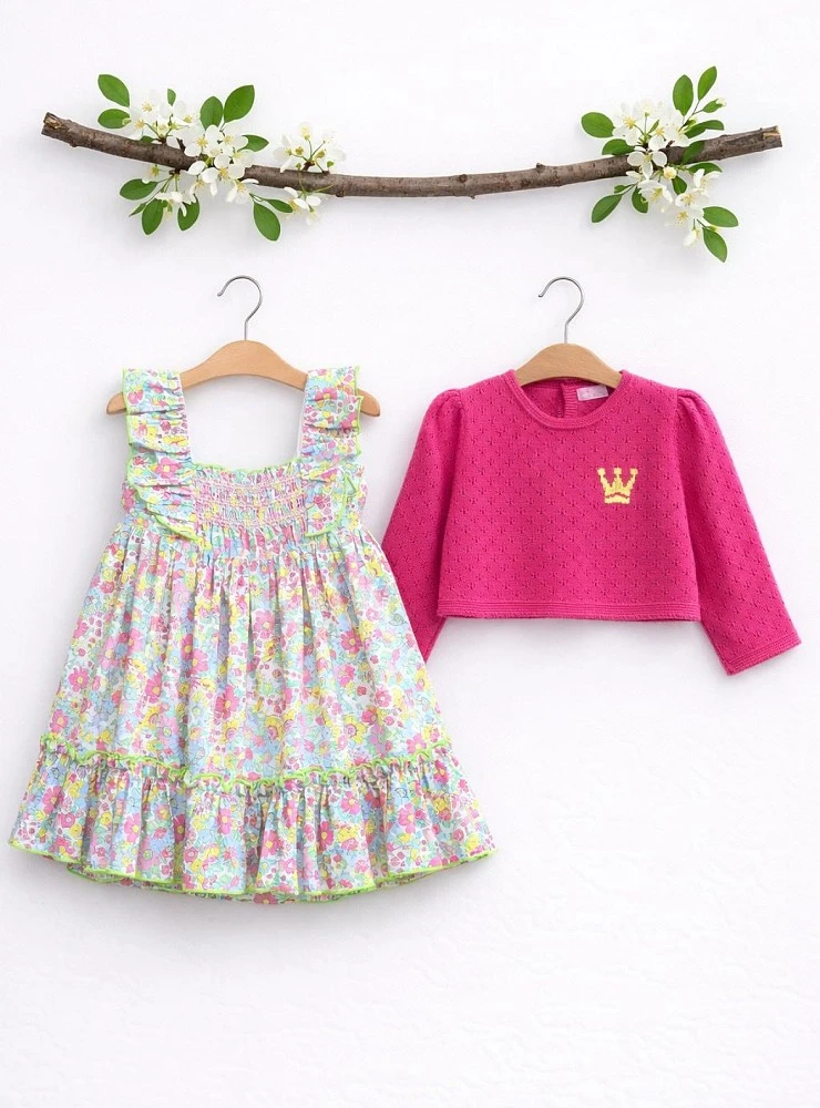 Conjunto Vestido y jersey colección Cósima