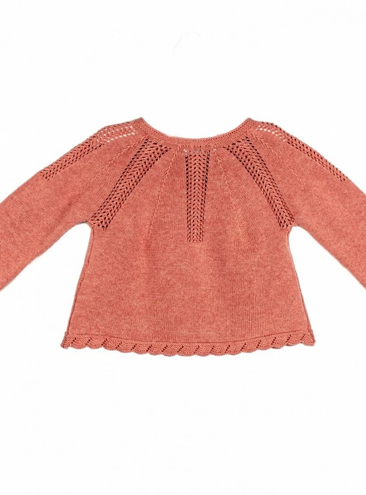 Coral knit jacket, Amazon Collection.