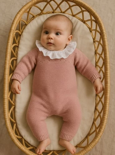 Cozy knitted romper in two colors from La Martinica