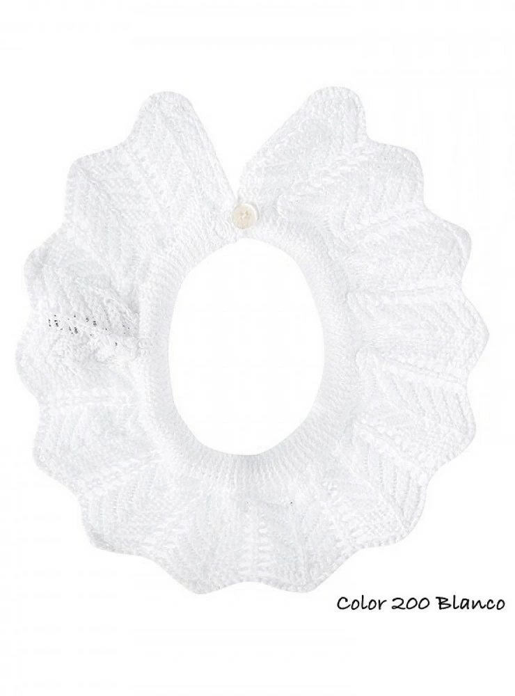 Cuello de punto calado de cóndor