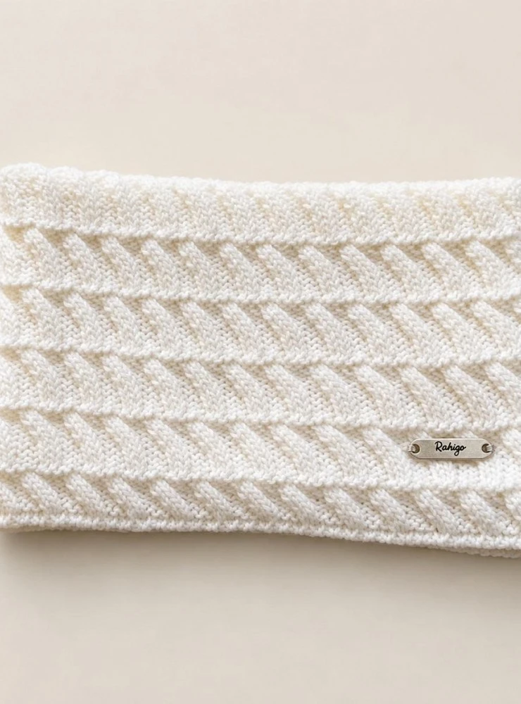 Cuello infantil unisex de punto con ochos
