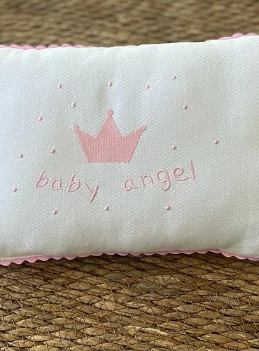 Cushion for crib or carrycot. Three colors
