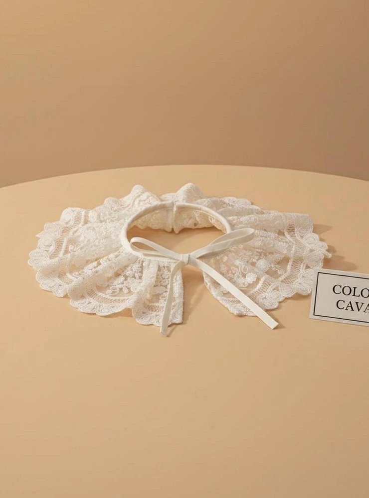 Detachable lace collar for baby | Christening and ceremony