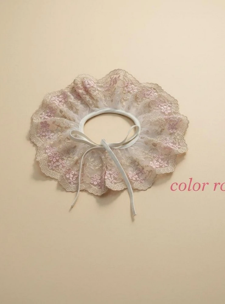 Detachable lace collar for baby | Christening and ceremony