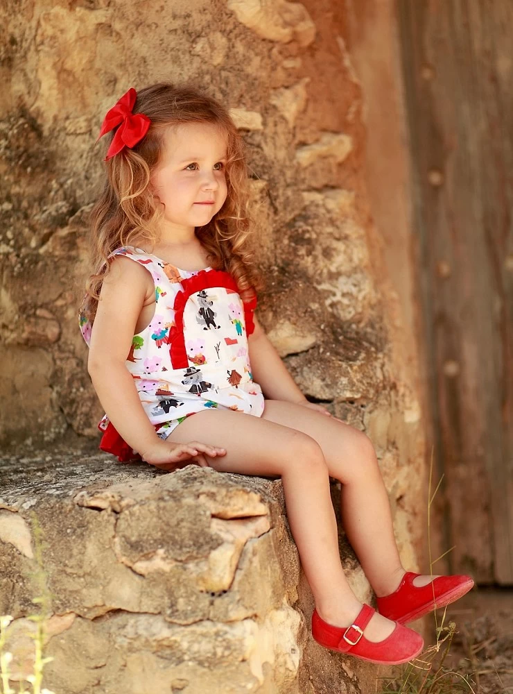 Diverdress By La Amapola's three little pigs collection dungarees or frog