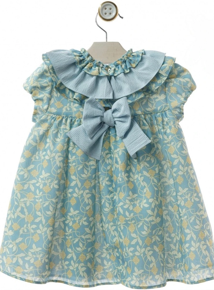 Dress with flowers and checks Pottery Collection