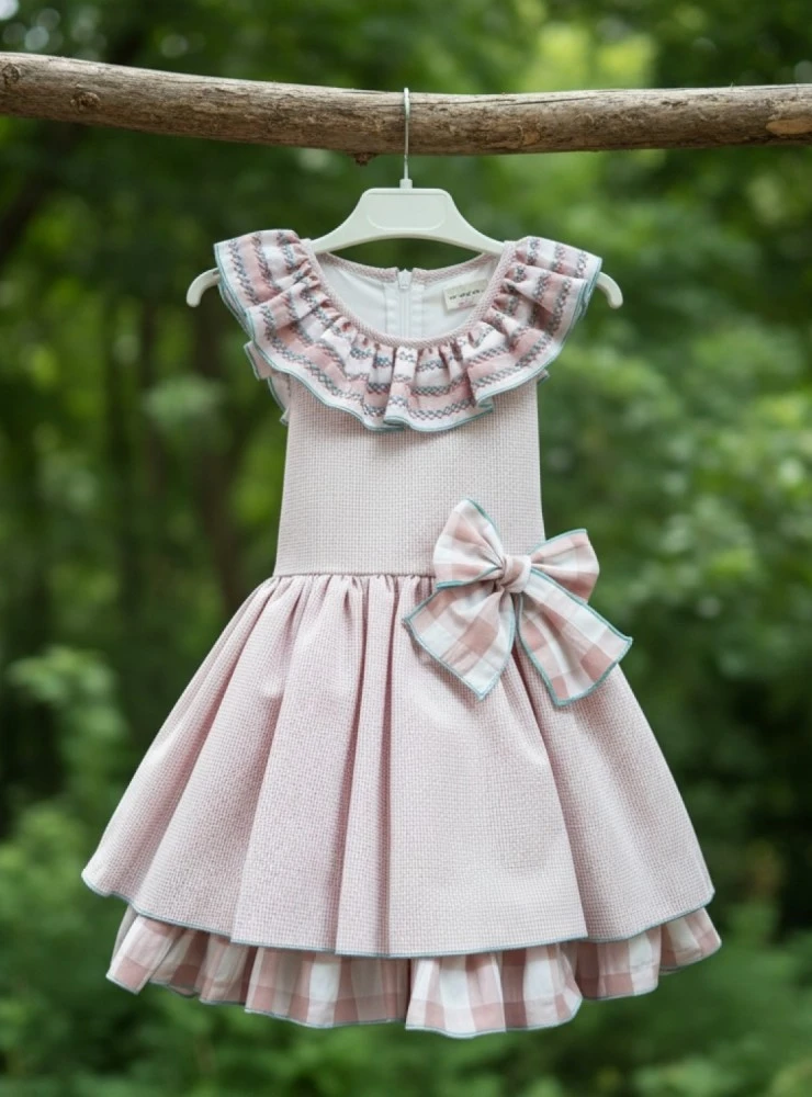 Dress with gingham check from the Strawberry and Cream collection