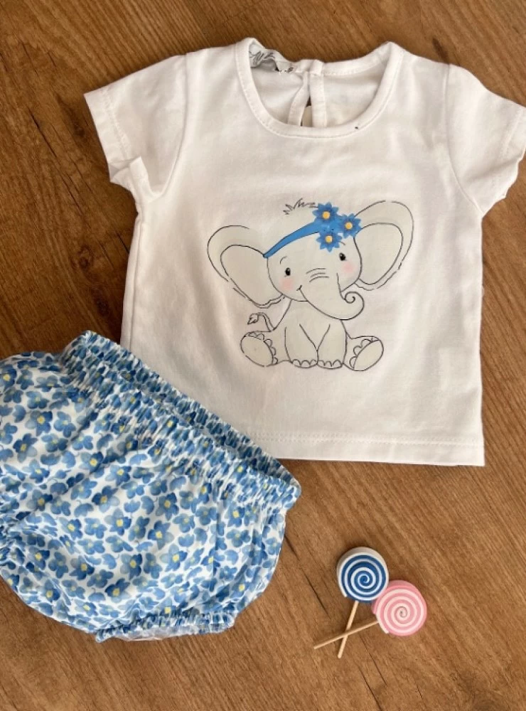 Elephant collection cotton set for girl