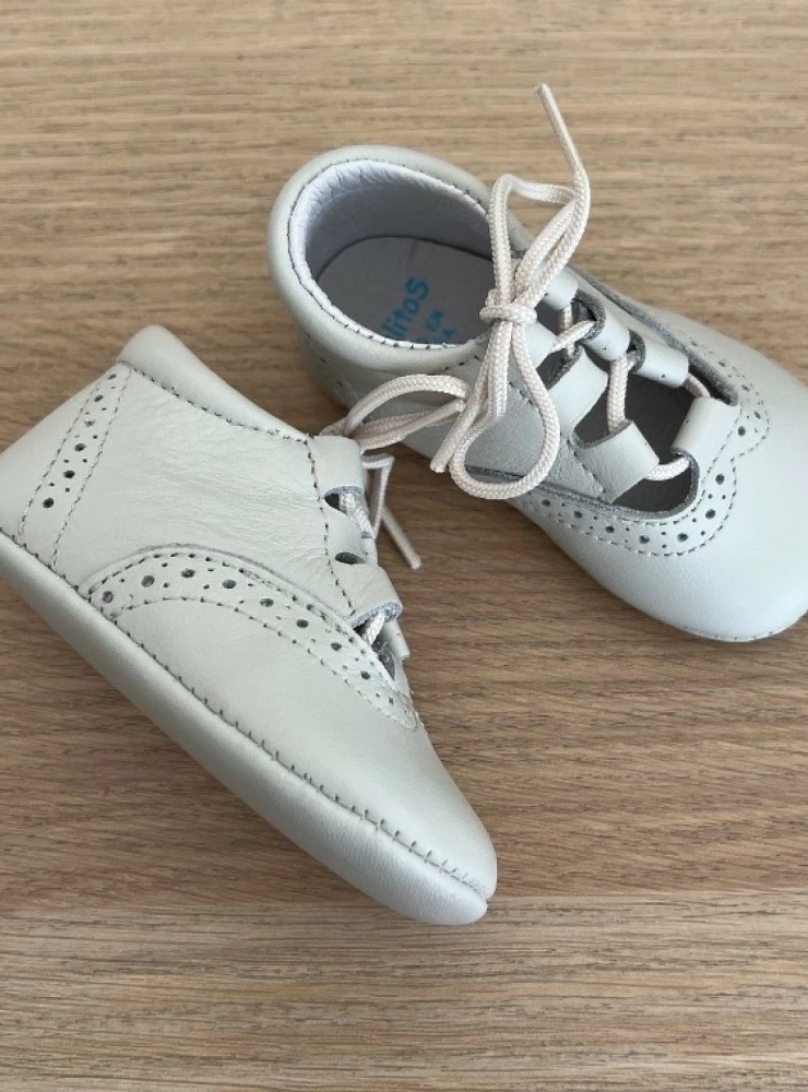 English for boy beige color. Christening or dress up