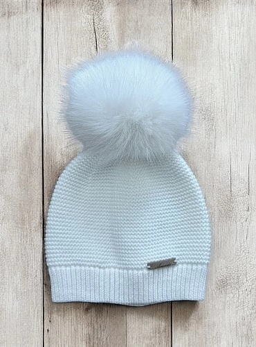 Faux fur pompom hat. Various colors. Unisex.