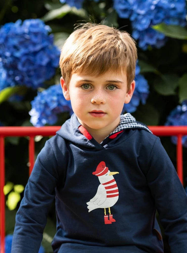 Foque children's sweatshirt Navy collection