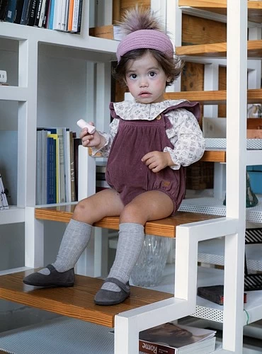 Frog and blouse for girls from the Flores collection by José Varón