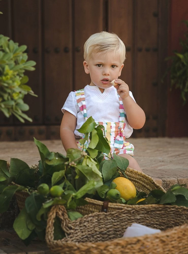 Frog and blouse set Multicolored collection by José Varón