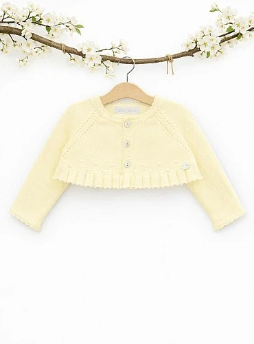 Girl's jacket with ruffle, Winnipeg collection