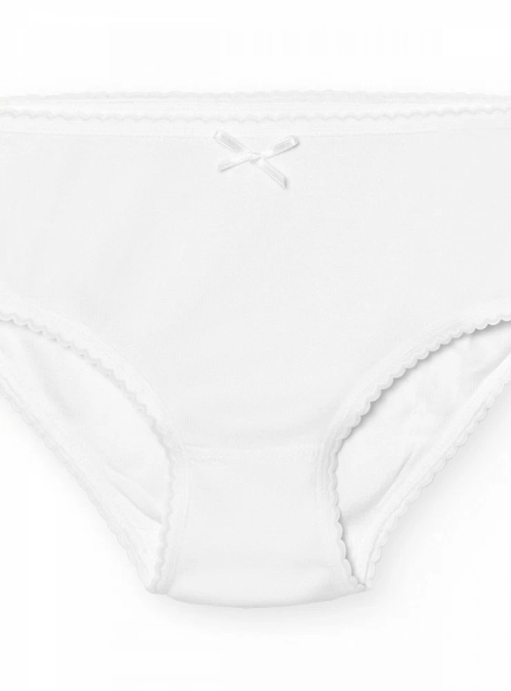 Girl's cotton panties White