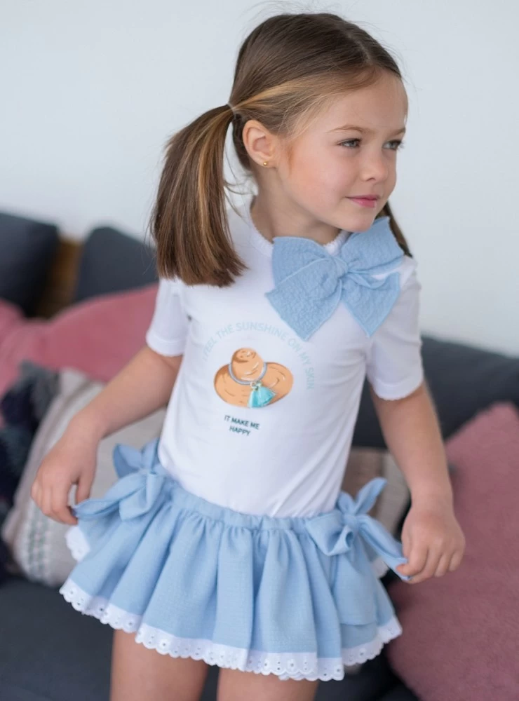 Girl's hat set from Mon Petit Bonbon