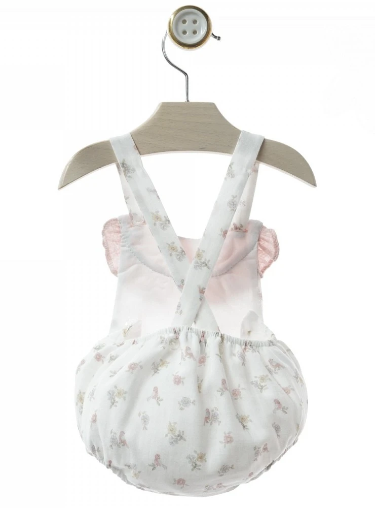 Girl's outfit: Romper and hat from the Provencal collection