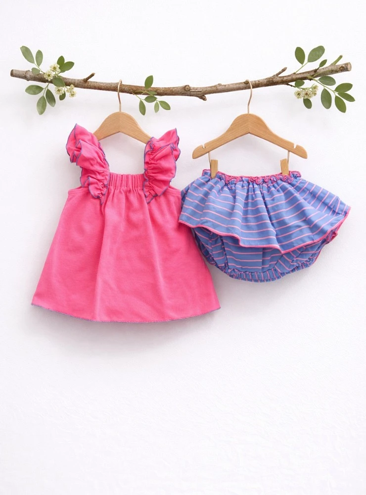 Girls' Polo Shirt and Skirt Set from the Pink Panther Collection