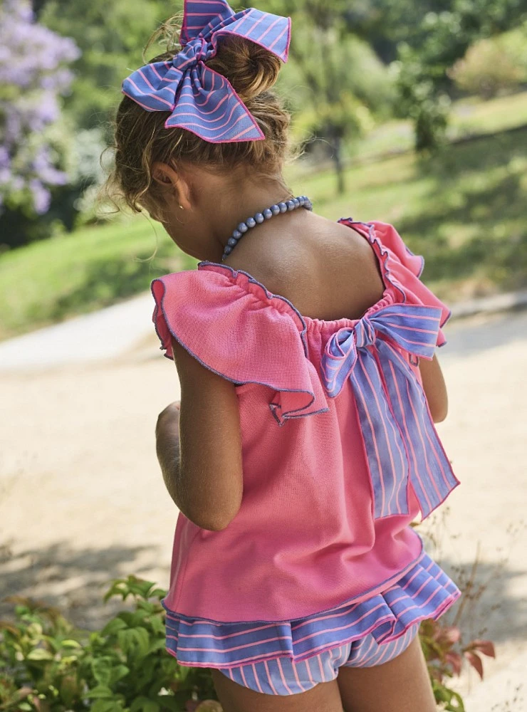 Girls' Polo Shirt and Skirt Set from the Pink Panther Collection