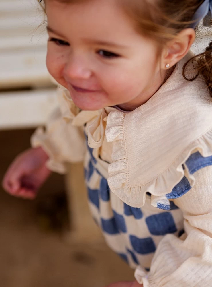 Girl's set from the Damero collection by José Varón
