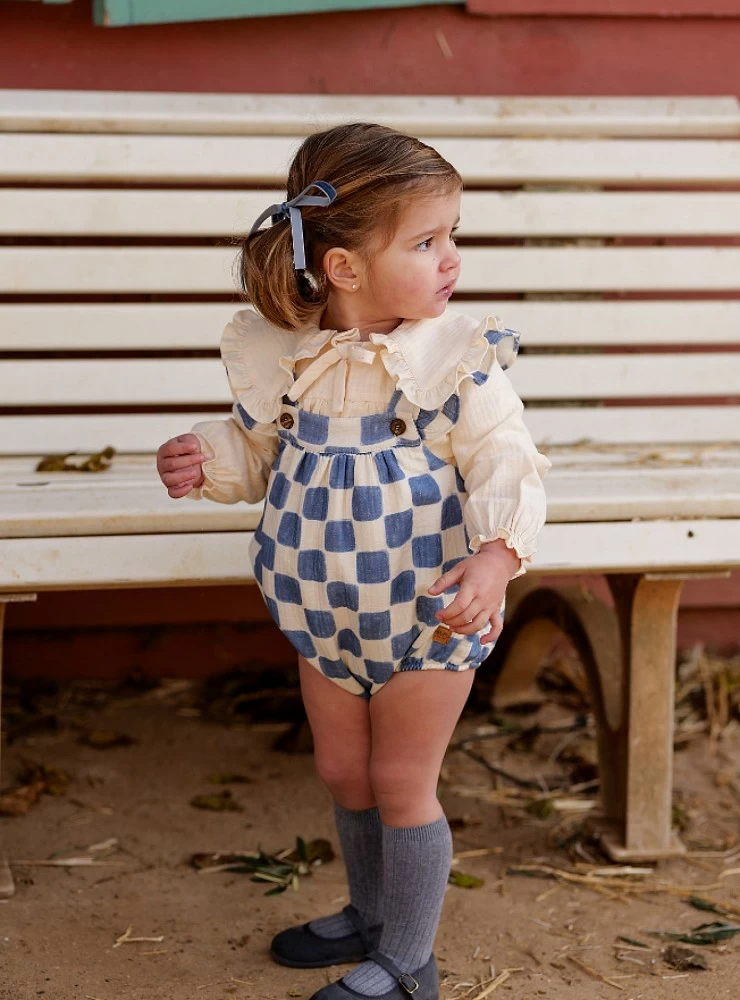 Girl's set from the Damero collection by José Varón