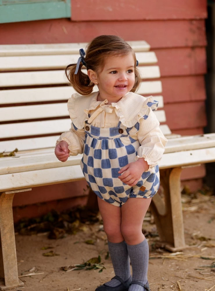 Girl's set from the Damero collection by José Varón
