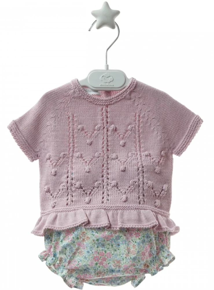 Girls' sweater and bloomers set from the Anna Collection