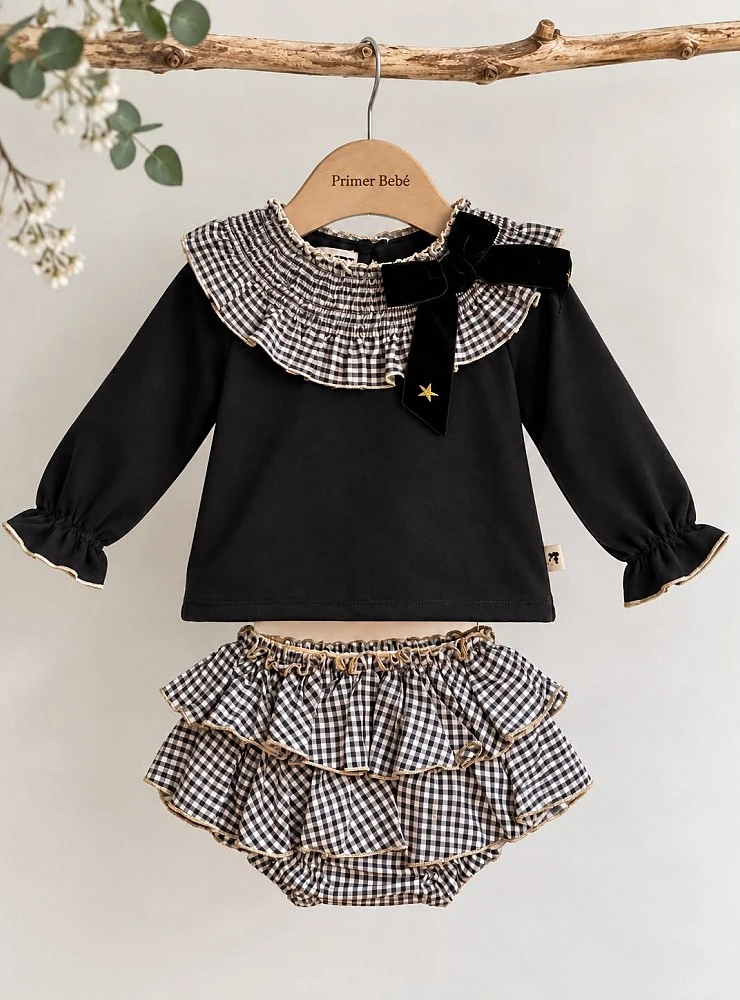 Girls' sweatshirt and briefs set – Nancy Collection by La Martinica