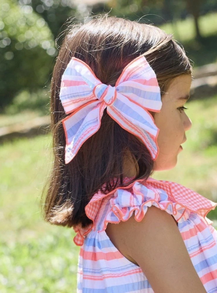Hair bow with clip, Bike collection