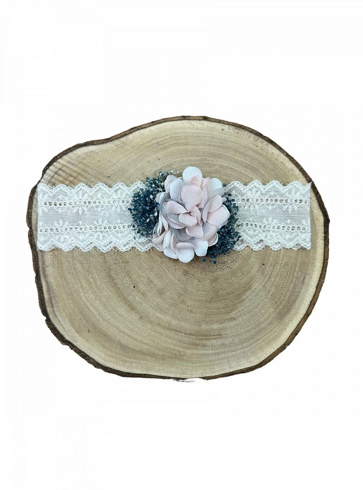 Headband for baby girl in three colors Ninfa collection